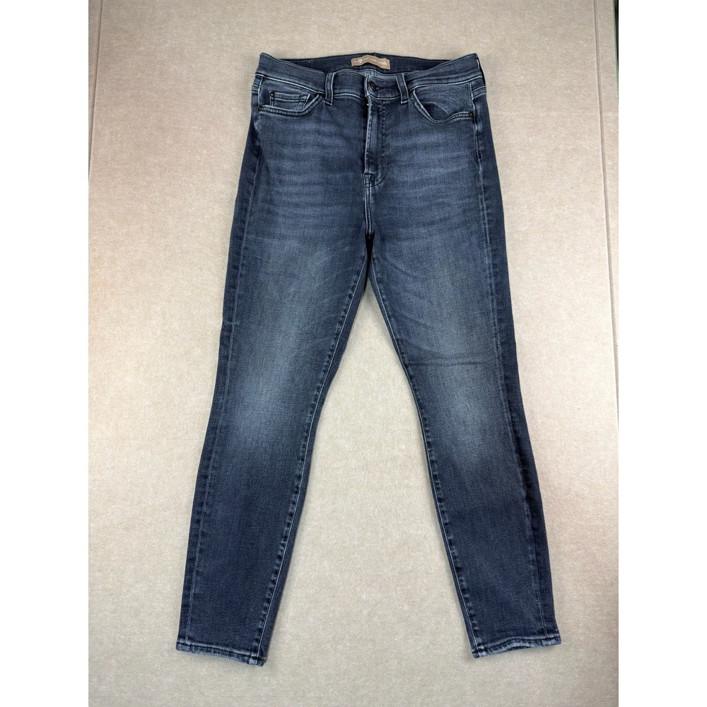 7 For All Mankind Jeans Women's 30 Gray HW‎ Ankle Skinny Luxe Vintage Honest